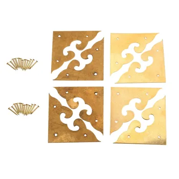 4Pcs 45mm Brass Furniture Decorative Corner Bracket Antique Jewelry Box Wood Case Decorative Feet Leg Corner Protector Hardware
4Pcs 45mm Brass Furniture Decorative Corner Bracket Antique Jewelry Box Wood Case Decorative Feet Leg Corner Protector Hardware
