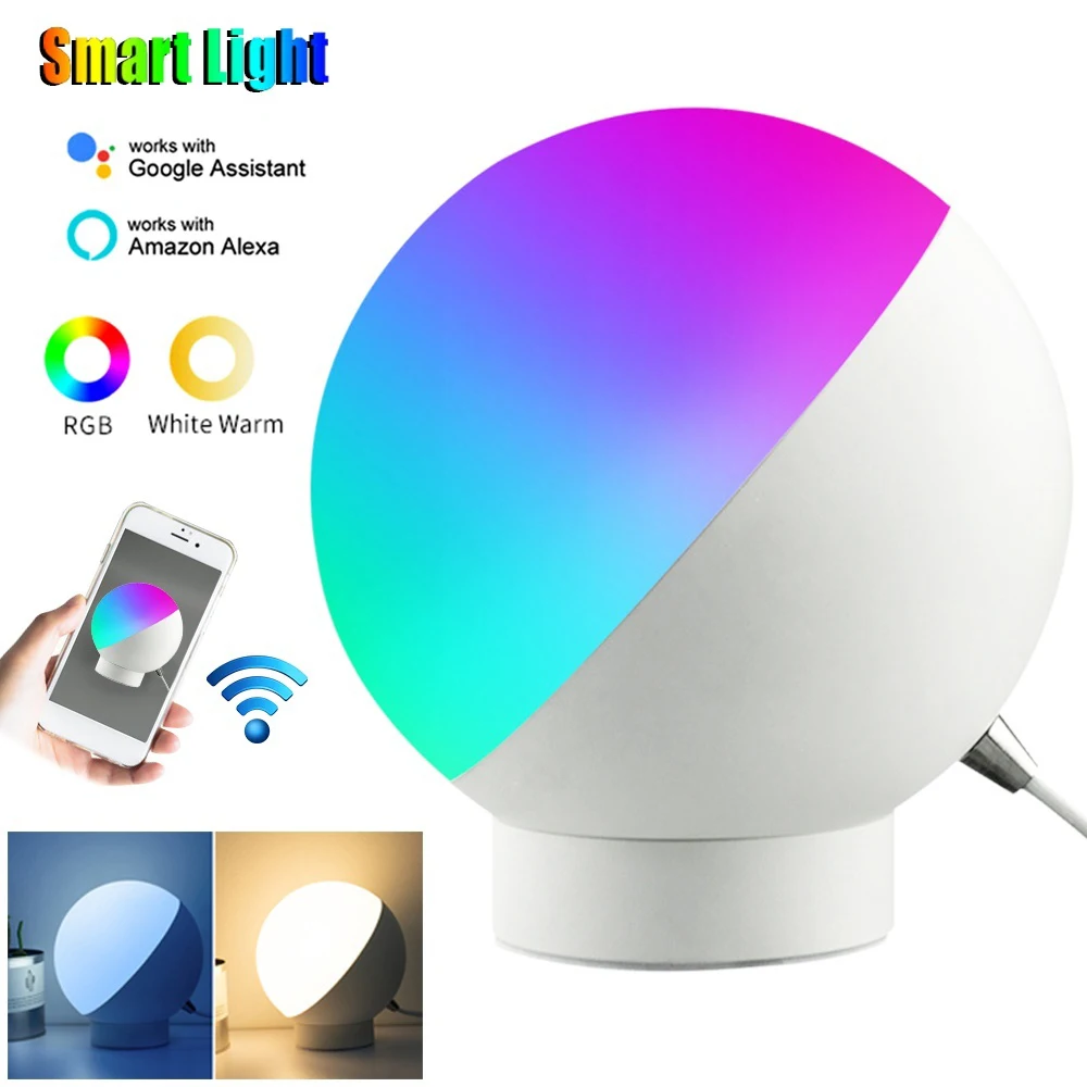 LED Table Lamp Wifi Smart Voice Control Night Light LED Eye Protection Round Table Lamp modern
LED Table Lamp Wifi Smart Voice Control Night Light LED Eye Protection Round Table Lamp modern