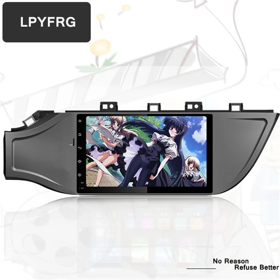 Android 10 0 автомобильный dvd плеер с gps ДЛЯ Kia rio k2 2017 мультимедийный автомобильная