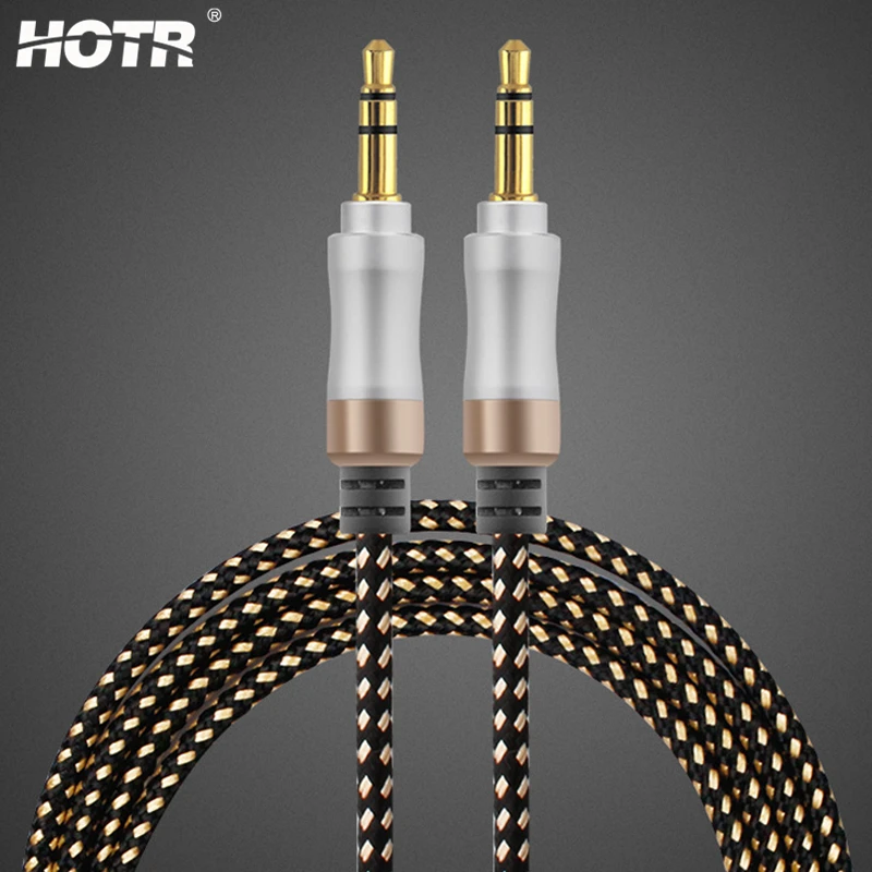 HOTR Braid Shield 3.5mm Audio AUX Cable Male To Male Earphone Extension Cord High Fidelity Sound AUX Music Connection Line 1m
HOTR Braid Shield 3.5mm Audio AUX Cable Male To Male Earphone Extension Cord High Fidelity Sound AUX Music Connection Line 1m