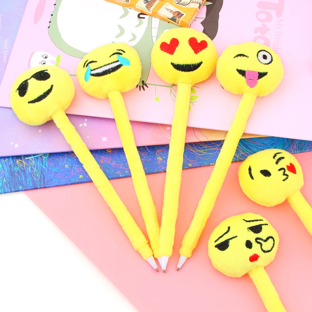 4Pcs/lot Cute 3D Expression Ballpoint Pen Design Cartoon Funny Emoji Ballpoint Pen For Kids Writing Stationery
4Pcs/lot Cute 3D Expression Ballpoint Pen Design Cartoon Funny Emoji Ballpoint Pen For Kids Writing Stationery