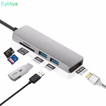 Typt-c Type C Hub USB C USB3.1 Hub with HDMI 5 in 1 Combo Hub with 2 USB3.0 Ports SD TF Card Reader USB adapater free post
Typt-c Type C Hub USB C USB3.1 Hub with HDMI 5 in 1 Combo Hub with 2 USB3.0 Ports SD TF Card Reader USB adapater free post