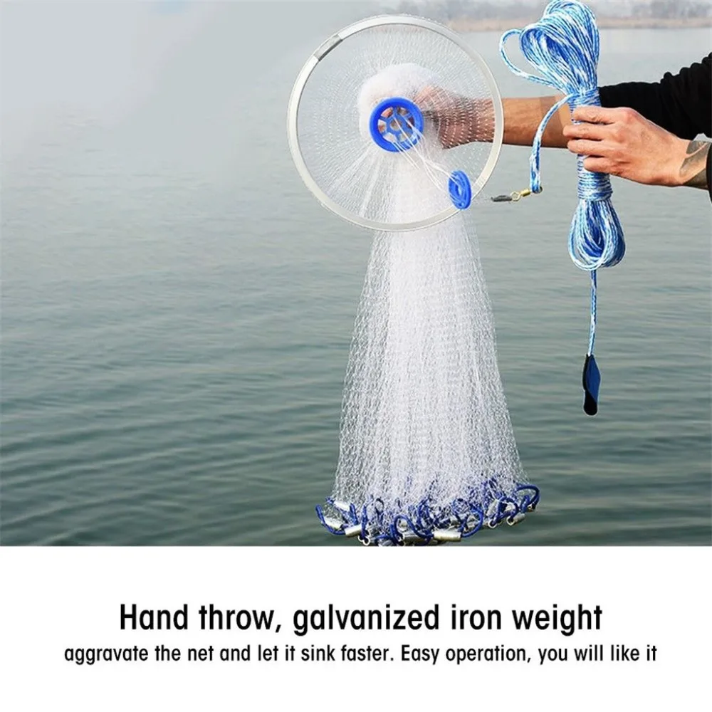 Outdoor Fishing Tackle Magic Fishing Net Finefish Aluminum Ring American Catch Fish Network Bait Worms Fishing Accessories
Outdoor Fishing Tackle Magic Fishing Net Finefish Aluminum Ring American Catch Fish Network Bait Worms Fishing Accessories