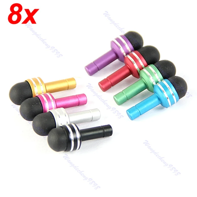 8x 3.5mm Earphone Jack Dust Plug Cover Mini Stylus Touch Pen For iPhone iPod i Pad
8x 3.5mm Earphone Jack Dust Plug Cover Mini Stylus Touch Pen For iPhone iPod i Pad