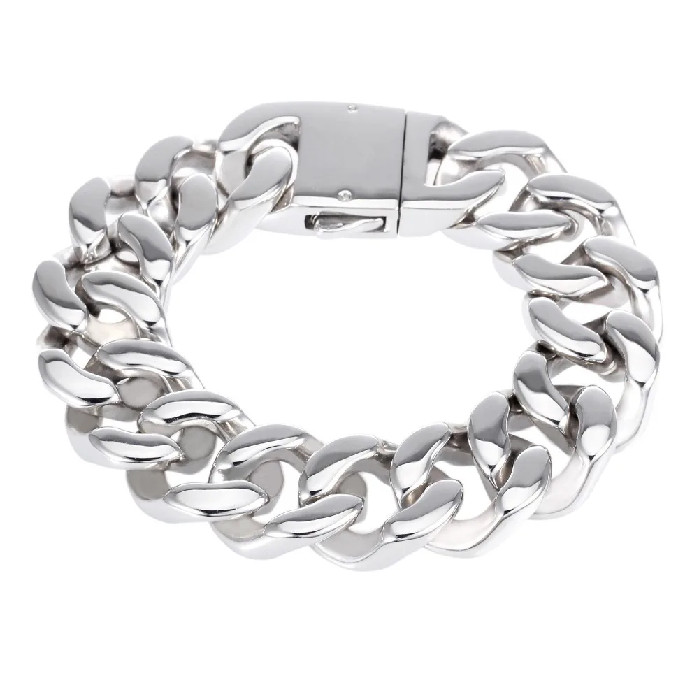 Fine Jewelry Mens Boys Bracelet 316L Stainless Steel Close Link Curb Bracelet High Quality Jewelry Polished Biker Bracelet
Fine Jewelry Mens Boys Bracelet 316L Stainless Steel Close Link Curb Bracelet High Quality Jewelry Polished Biker Bracelet