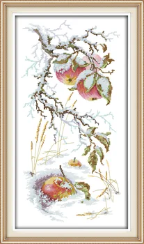 Joy Sunday Mature Apple in the snow DMC Counted Chinese Cross Stitch Kits printed Cross-stitch set Embroidery Needlework
Joy Sunday Mature Apple in the snow DMC Counted Chinese Cross Stitch Kits printed Cross-stitch set Embroidery Needlework