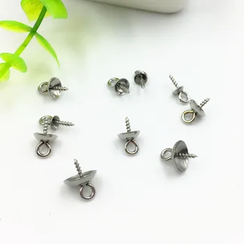 100pcs 4/5/6/8mm 304 Stainless Steel Metal Pinch Bails for Half-driled Beads Necklace Bracelets Earrings Jewelry Findings DIY
100pcs 4/5/6/8mm 304 Stainless Steel Metal Pinch Bails for Half-driled Beads Necklace Bracelets Earrings Jewelry Findings DIY