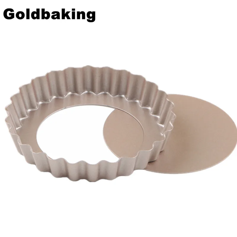 1 Piece Carbon Steel Cake Baking Mold 4 Inch Small Loose Bottom Quiche Tart Pan Round Tart Quiche Pan with Removable Base
1 Piece Carbon Steel Cake Baking Mold 4 Inch Small Loose Bottom Quiche Tart Pan Round Tart Quiche Pan with Removable Base