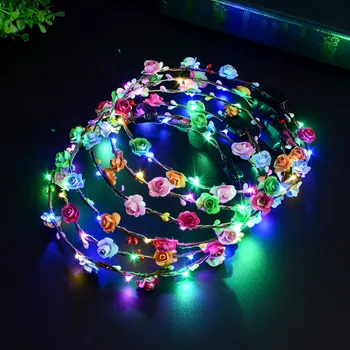 500pcs Led Flower Wreath Headband Crown Festival Floral Garland for Park Wedding Headdress Glow Hair Band Decor
500pcs Led Flower Wreath Headband Crown Festival Floral Garland for Park Wedding Headdress Glow Hair Band Decor