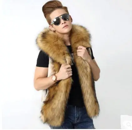 S/6Xl Male Autumn And Winter Hooded Vest Coats Imitation Fur Waistcoats Large Size Slim Mens Casual Sleeveless Fur Vest K844
S/6Xl Male Autumn And Winter Hooded Vest Coats Imitation Fur Waistcoats Large Size Slim Mens Casual Sleeveless Fur Vest K844
