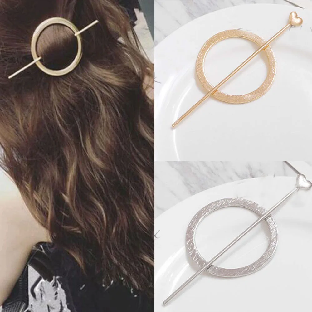 2019 New Fashion Woman Hair Accessories Round Hair Clip Pin Metal Geometric Alloy Hairpin Circle Hairgrip Barrette Girls Holder
2019 New Fashion Woman Hair Accessories Round Hair Clip Pin Metal Geometric Alloy Hairpin Circle Hairgrip Barrette Girls Holder