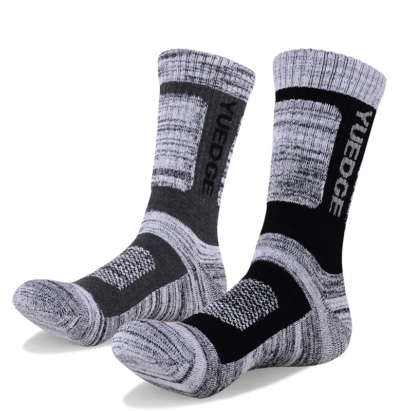 YUEDGE 2 Pairs Men's Cotton Cushion Crew Socks Outdoor Sports Running Cycling Athletic Socks
YUEDGE 2 Pairs Men's Cotton Cushion Crew Socks Outdoor Sports Running Cycling Athletic Socks