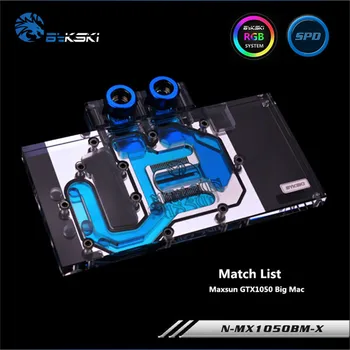 Bykski N-MX1050BM-X Full Coverage GPU Water Block For Maxsun GTX1050 Big Mac Graphics Card Radiator Water Cooling
Bykski N-MX1050BM-X Full Coverage GPU Water Block For Maxsun GTX1050 Big Mac Graphics Card Radiator Water Cooling