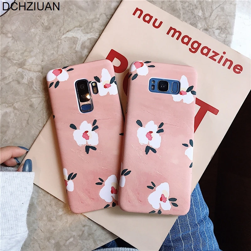 DCHZIUAN For Samsung Galaxy S8 S9 Plus Case Note 9 Note 8 Fashion Flowers Phone Case Pink Luxury Hard PC Matte Cover Coque
DCHZIUAN For Samsung Galaxy S8 S9 Plus Case Note 9 Note 8 Fashion Flowers Phone Case Pink Luxury Hard PC Matte Cover Coque