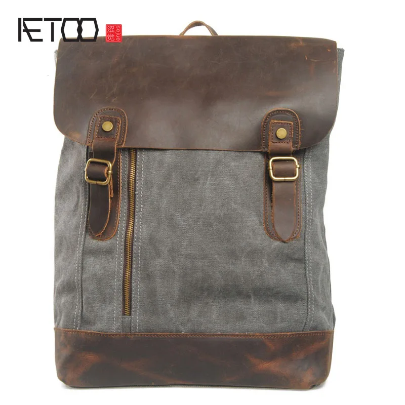 AETOO Retro shoulder bag female student backpack fashion travel influx of leisure backpack men and women package
AETOO Retro shoulder bag female student backpack fashion travel influx of leisure backpack men and women package