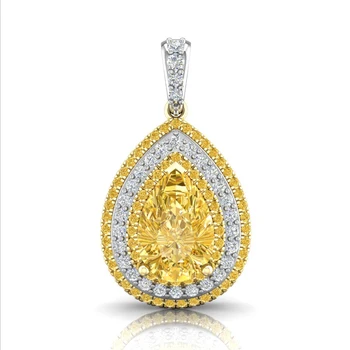 New Exquisite Yellow Water Drop Austrian Crystal Pendant Necklace For Women Classic Luxury Big Crystal Wedding Jewelry Bijoux
New Exquisite Yellow Water Drop Austrian Crystal Pendant Necklace For Women Classic Luxury Big Crystal Wedding Jewelry Bijoux