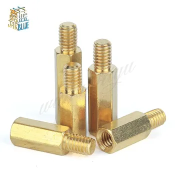 50pcs M3 Male 6mm x M3 Female 11mm Brass Standoff Spacer M3 11+6 Copper Hexagonal Stud Spacer Hollow Pillars m3*11+6mm
50pcs M3 Male 6mm x M3 Female 11mm Brass Standoff Spacer M3 11+6 Copper Hexagonal Stud Spacer Hollow Pillars m3*11+6mm
