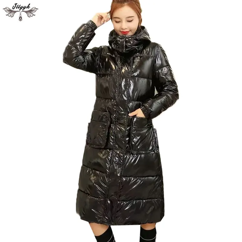 2019 Warm Thicken Winter Coat Women Streetwear Glossy Down Cotton Padded Outwear Hooded Coat Winter Jacket Women Long Parka 156
2019 Warm Thicken Winter Coat Women Streetwear Glossy Down Cotton Padded Outwear Hooded Coat Winter Jacket Women Long Parka 156