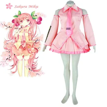 High-Q Japan Anime Vocaloid Hatsune Miku Pink Cosplay Costume Party Suit Dress Costumes 
High-Q Japan Anime Vocaloid Hatsune Miku Pink Cosplay Costume Party Suit Dress Costumes