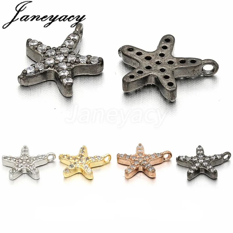 Janeyacy 2018 Fashion Jewelry Accessories Micro-inlay Zircon Star Shape Pendant for Earrings DIY Production Necklace Accesorios
Janeyacy 2018 Fashion Jewelry Accessories Micro-inlay Zircon Star Shape Pendant for Earrings DIY Production Necklace Accesorios