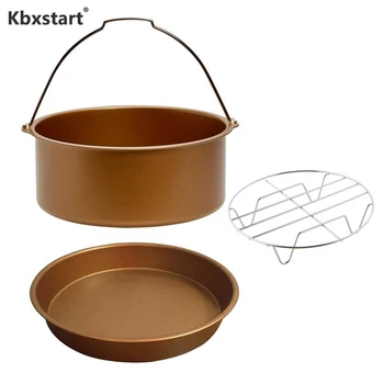 Kbxstart friteuse electrique 8 Inch Diameter 3pc/set Air Fryer Accessories Baking Basket Grill Pizza Pan Fit For 5.3-5.8QT
Kbxstart friteuse electrique 8 Inch Diameter 3pc/set Air Fryer Accessories Baking Basket Grill Pizza Pan Fit For 5.3-5.8QT