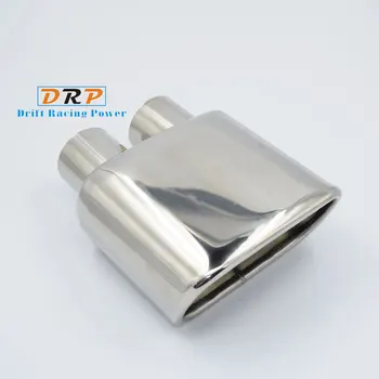 1 pcs General type of The Double interface stainelss steel exhaust pipe muffler tips fit for universal
1 pcs General type of The Double interface stainelss steel exhaust pipe muffler tips fit for universal