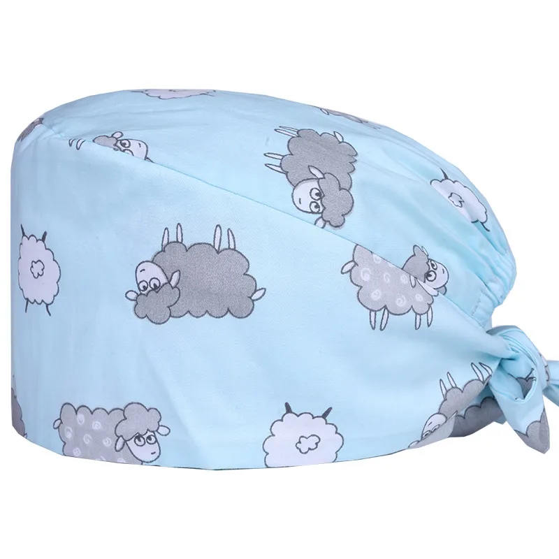 Sheep Women's Surgical Cap Nurse Scrub Caps Medical Skull Working Hat 100% Cotton Dental Veterinary Chemo Style Nurses Hats
Sheep Women's Surgical Cap Nurse Scrub Caps Medical Skull Working Hat 100% Cotton Dental Veterinary Chemo Style Nurses Hats
