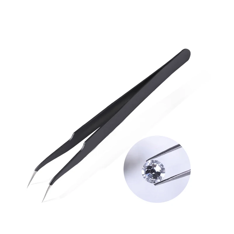 Nail Art Decoration Picking Tool Rhinestones Gem Eyelash Tweezers Stainless Steel DIY blackhead Remover Tweezers For Eyebrows
Nail Art Decoration Picking Tool Rhinestones Gem Eyelash Tweezers Stainless Steel DIY blackhead Remover Tweezers For Eyebrows