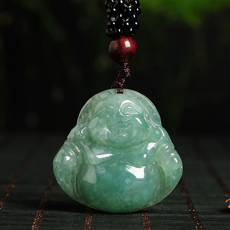 Natural A cargo oil green jade laugh Buddha pendant Genuine Burmese jade female model Maitreya Buddha pendant jade ornaments
Natural A cargo oil green jade laugh Buddha pendant Genuine Burmese jade female model Maitreya Buddha pendant jade ornaments