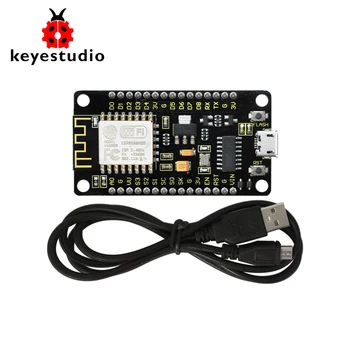 NEW! Keyeastudio NodeMcu Lua ESP8266 ESP-12F WIFI Module +1M USB Cable /Development Board /Compatible with Networking
NEW! Keyeastudio NodeMcu Lua ESP8266 ESP-12F WIFI Module +1M USB Cable /Development Board /Compatible with Networking