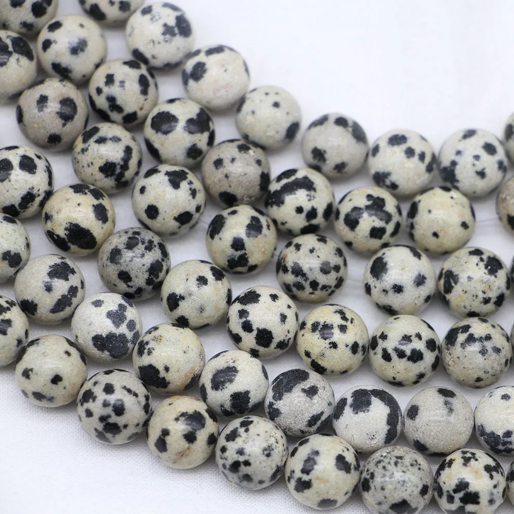 1strand/lot Natural Stone Dalmation Spotted Beads 4/6/8/10/12mm Round Loose Spacer Bead For DIY Bracelet Jewelry Making Findings
1strand/lot Natural Stone Dalmation Spotted Beads 4/6/8/10/12mm Round Loose Spacer Bead For DIY Bracelet Jewelry Making Findings