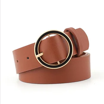 2018 New Designer Gold Metal Round Buckle Belt Ladies Korean Wide Black Red Leather Waist Band Belts for Women Jeans Pants Cinto
2018 New Designer Gold Metal Round Buckle Belt Ladies Korean Wide Black Red Leather Waist Band Belts for Women Jeans Pants Cinto