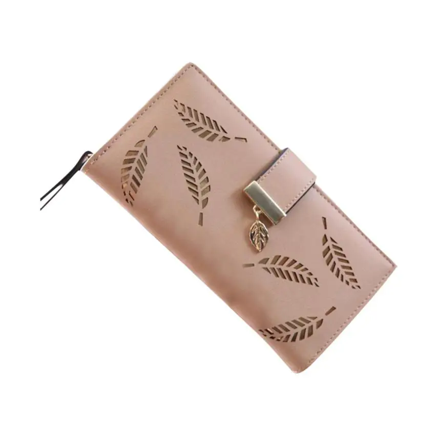 2017 Women Wallets Leaf Bifold Wallet Leather Clutch Women Card Holder Purse Lady Long Handbag carteras mujer purse female
2017 Women Wallets Leaf Bifold Wallet Leather Clutch Women Card Holder Purse Lady Long Handbag carteras mujer purse female