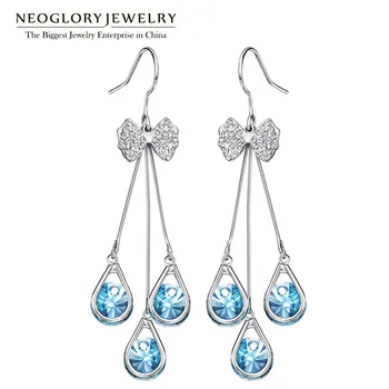 Neoglory Austria Rhinestone Long Vintage Indian Jewelry Brincos Water Drop Dangle Earrings for Women Fashion Bow-knot 2020 B1
Neoglory Austria Rhinestone Long Vintage Indian Jewelry Brincos Water Drop Dangle Earrings for Women Fashion Bow-knot 2020 B1