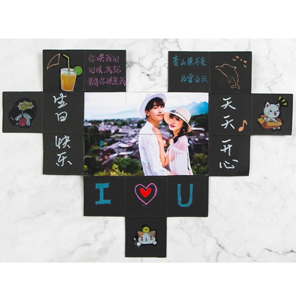 explosion gift box diy photo album storage box valentines day