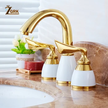 ZGRK Luxury 3 Pieces Set Bathtub Faucet Deck Mounted Gold Bathroom Tub Mixer 3 Holes Widespread Bath Faucet Set Sink Tap
ZGRK Luxury 3 Pieces Set Bathtub Faucet Deck Mounted Gold Bathroom Tub Mixer 3 Holes Widespread Bath Faucet Set Sink Tap