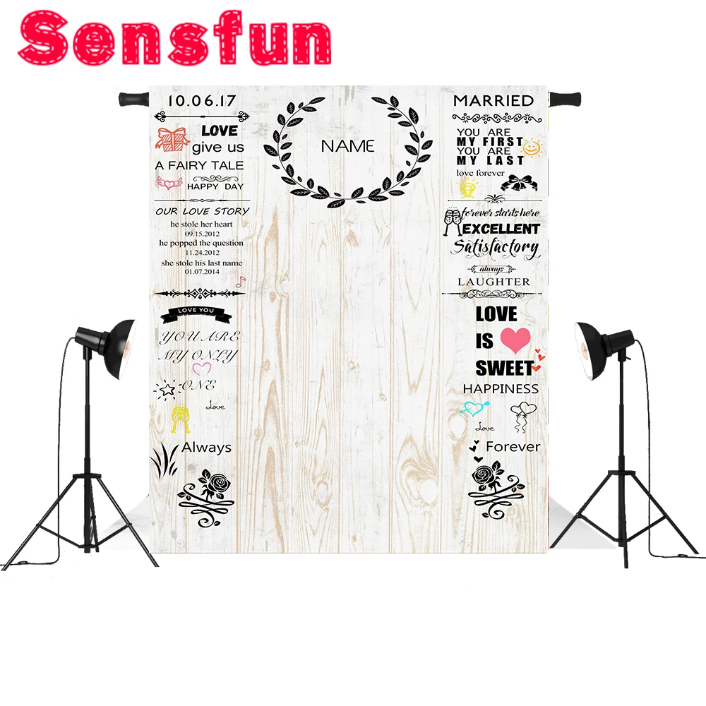 White Wood Wedding Background romantic love personal Custom backdrop chalkboard DIY backdrop photocall 10x20ft
White Wood Wedding Background romantic love personal Custom backdrop chalkboard DIY backdrop photocall 10x20ft
