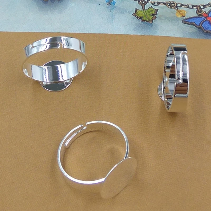 10pcs/lot Adjustable Ring Settings 8/10/12mm Round Blank Base Trays Bezel for Cabochon Cameo DIY Fashion Rings Making (08412)
10pcs/lot Adjustable Ring Settings 8/10/12mm Round Blank Base Trays Bezel for Cabochon Cameo DIY Fashion Rings Making (08412)