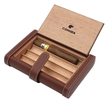 Cigar box Leather Cigar Humidor COHIBA Cedar Wood Travel Portable Leather Cigar Case Cigars Box Humidifier Humidor Box
Cigar box Leather Cigar Humidor COHIBA Cedar Wood Travel Portable Leather Cigar Case Cigars Box Humidifier Humidor Box