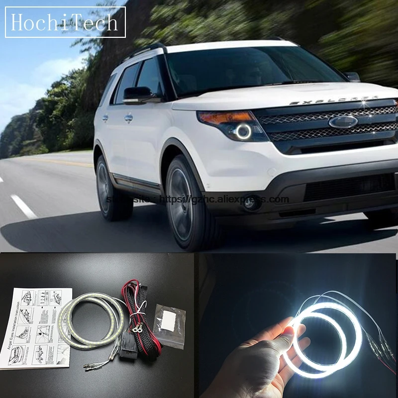 HochiTech Ultra bright SMD white LED angel eyes 2500LM 12V halo ring kit daytime running light DRL for Ford Explorer 2011-up
HochiTech Ultra bright SMD white LED angel eyes 2500LM 12V halo ring kit daytime running light DRL for Ford Explorer 2011-up