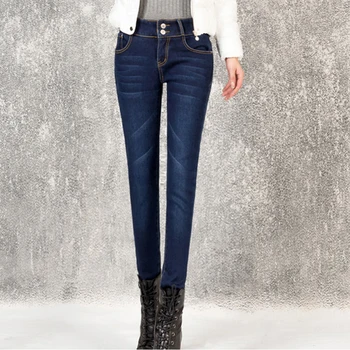 Winter Jeans For Women 2018 Denim Blue Long Trousers Plus Size 32 Femme Pantalon Skinny Jeans Pencil Pants Warm With Velvet
Winter Jeans For Women 2018 Denim Blue Long Trousers Plus Size 32 Femme Pantalon Skinny Jeans Pencil Pants Warm With Velvet