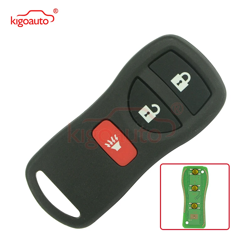 Kigoauto Remote fob 3button 315Mhz KBRASTU15 for Nissan Xterra Pathfinder Frontier
Kigoauto Remote fob 3button 315Mhz KBRASTU15 for Nissan Xterra Pathfinder Frontier