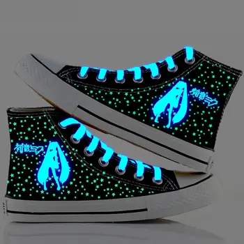 High-Q Unisex Anime VOCALOID Hatsune Miku Shoes Luminous noctilucent plimsolls Casual Daily canvas shoes rope soled shoes
High-Q Unisex Anime VOCALOID Hatsune Miku Shoes Luminous noctilucent plimsolls Casual Daily canvas shoes rope soled shoes