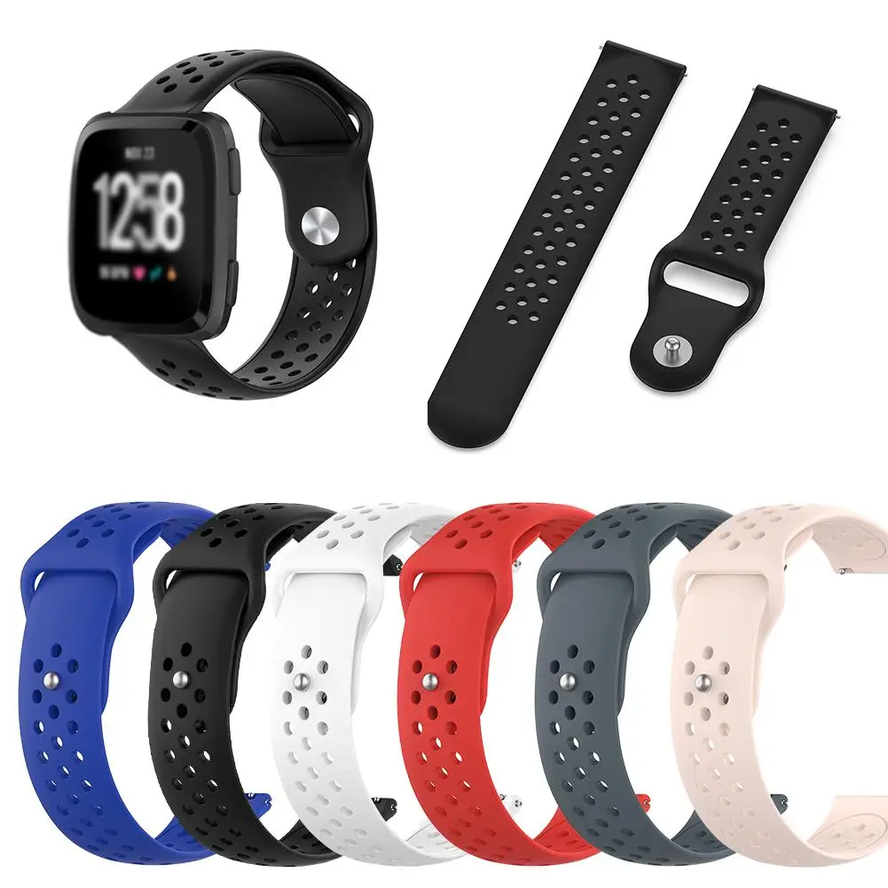 Silicone Wristband Watch Band Replacement Wrist Strap Breathable Waterproof Watchband For Fitbit Versa Smart Bracelet Accessory
Silicone Wristband Watch Band Replacement Wrist Strap Breathable Waterproof Watchband For Fitbit Versa Smart Bracelet Accessory
