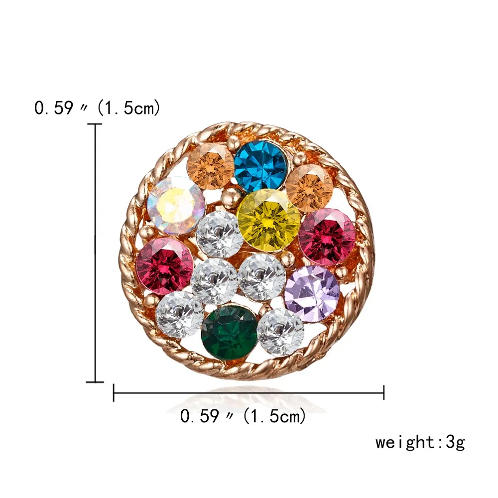 fashion gold color brooch pins cat bowknot flower rhinestones