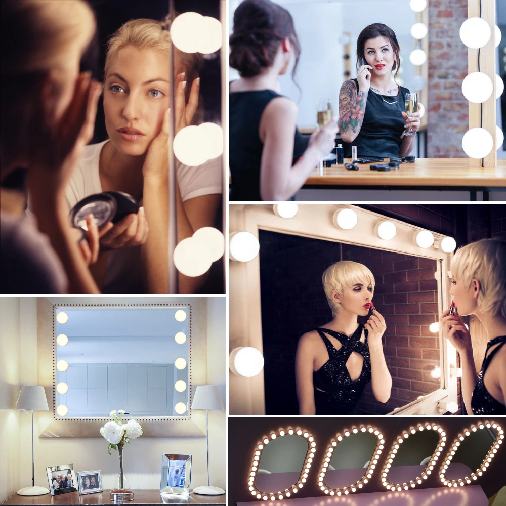 3-Color Hollywood Vanity Makeup LED Mirror Lights brixini.com - 3-Color Hollywood Vanity Makeup LED Mirror Lights