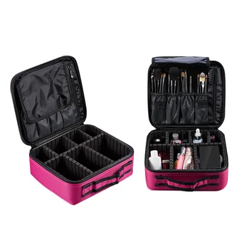 2018 Neceser Professional Vanity Cosmetic Bag Organizer Women Travel Make Up Cases Big Capacity Cosmetics Suitcases For Makeup
2018 Neceser Professional Vanity Cosmetic Bag Organizer Women Travel Make Up Cases Big Capacity Cosmetics Suitcases For Makeup