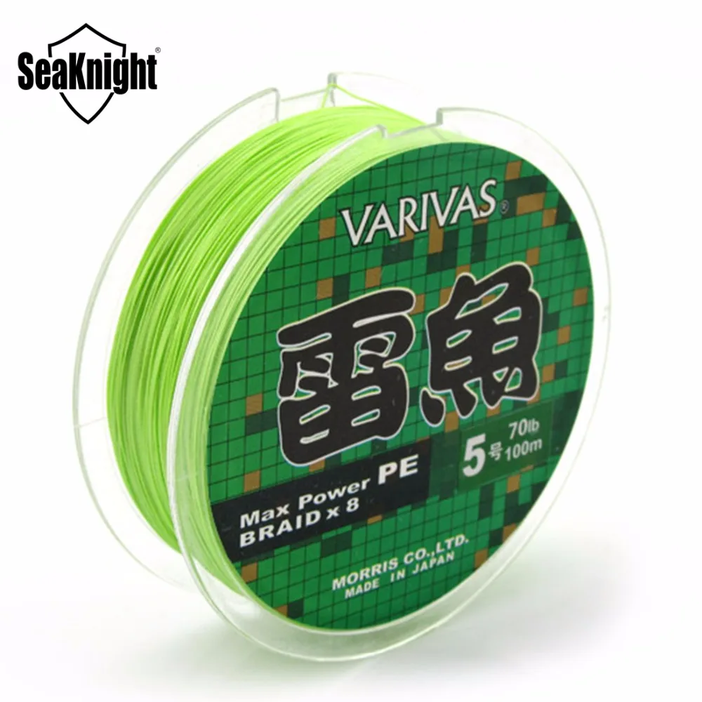 SeaKnight 8 Strand Super Strong 100m Fishing Line 8 Weaves Japan Multifilament PE Braided Rope 20LB-110LB Saltwater Fishing Line
SeaKnight 8 Strand Super Strong 100m Fishing Line 8 Weaves Japan Multifilament PE Braided Rope 20LB-110LB Saltwater Fishing Line