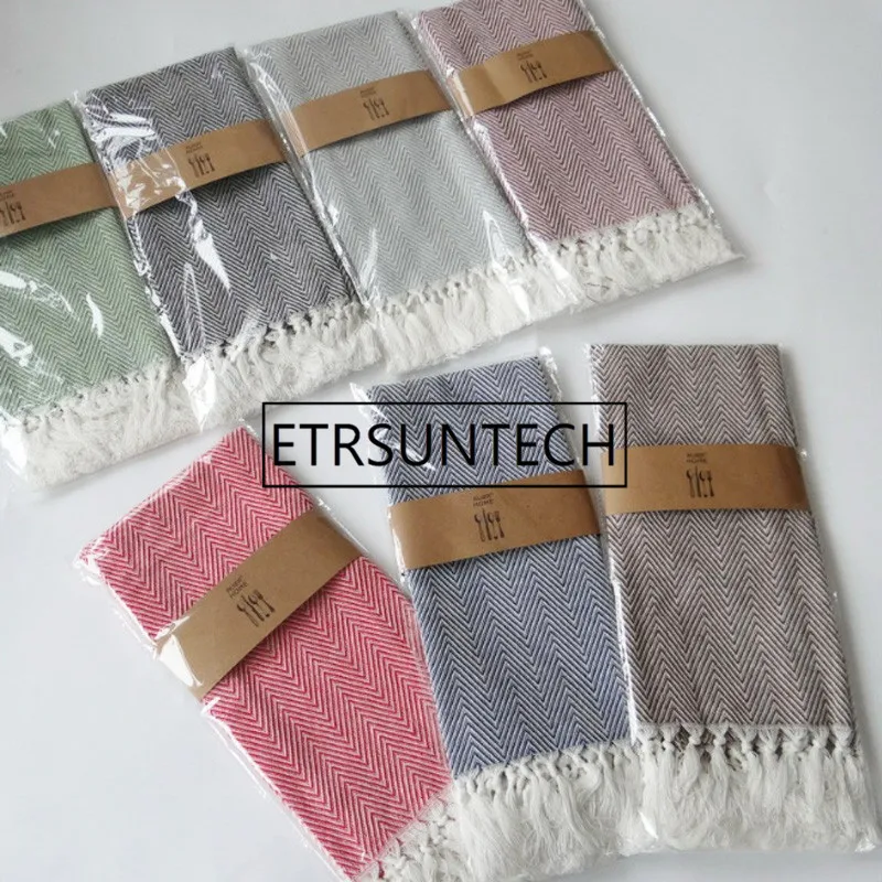 120Pcs/Lot Cotton Yarn Dyed Dish Towel With Hand-made Tassel Napkin Tea Towel Dishtowel Kitchen Towel Cleaning Cloth Multi
120Pcs/Lot Cotton Yarn Dyed Dish Towel With Hand-made Tassel Napkin Tea Towel Dishtowel Kitchen Towel Cleaning Cloth Multi
