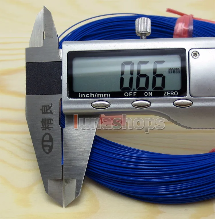 LN004441 Blue 100m 30AWG Pailic Silver Plated + OCC Signal Tefl Wire Cable 7/0.1mm2 Dia:0.65mm For DIY Hifi
LN004441 Blue 100m 30AWG Pailic Silver Plated + OCC Signal Tefl Wire Cable 7/0.1mm2 Dia:0.65mm For DIY Hifi